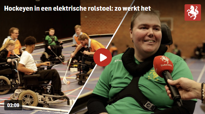 Razendsnel rolstoelhockey in Twente: “Het lijkt wel botsauto’s – maar dan met een hockeystick!”